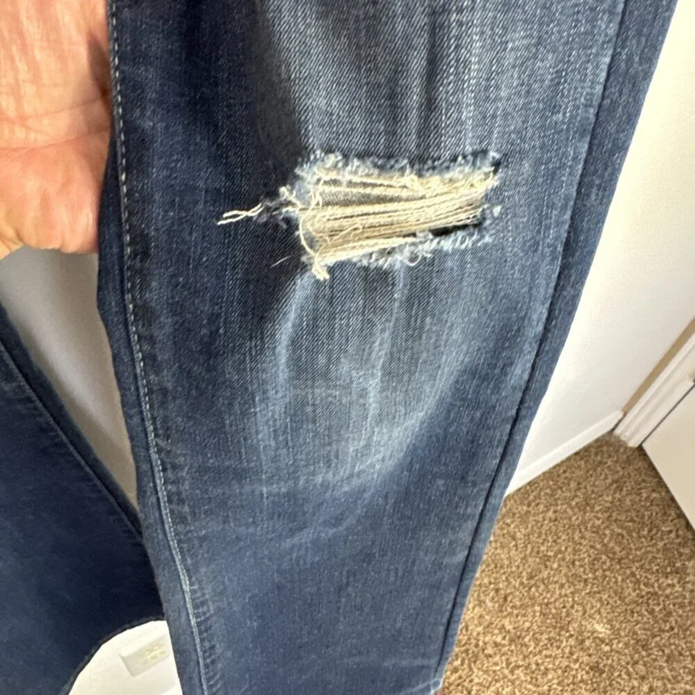 Anthropologie Pilcro and the Letterpress Women's 30 Stet‎ Fit Blue Jeans 33" - Picture 5 of 16